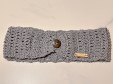 Load image into Gallery viewer, Cotton ear warmer with button closure