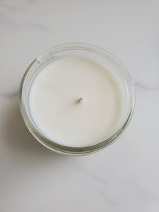 8oz winter scented soy wax candle